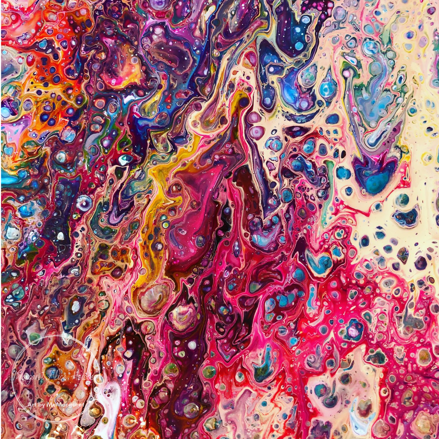 Rosa pouring