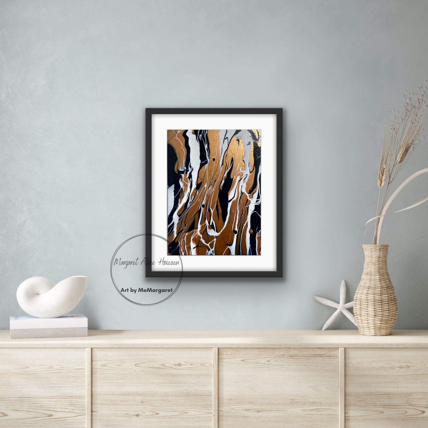 Gull-bronse pouring