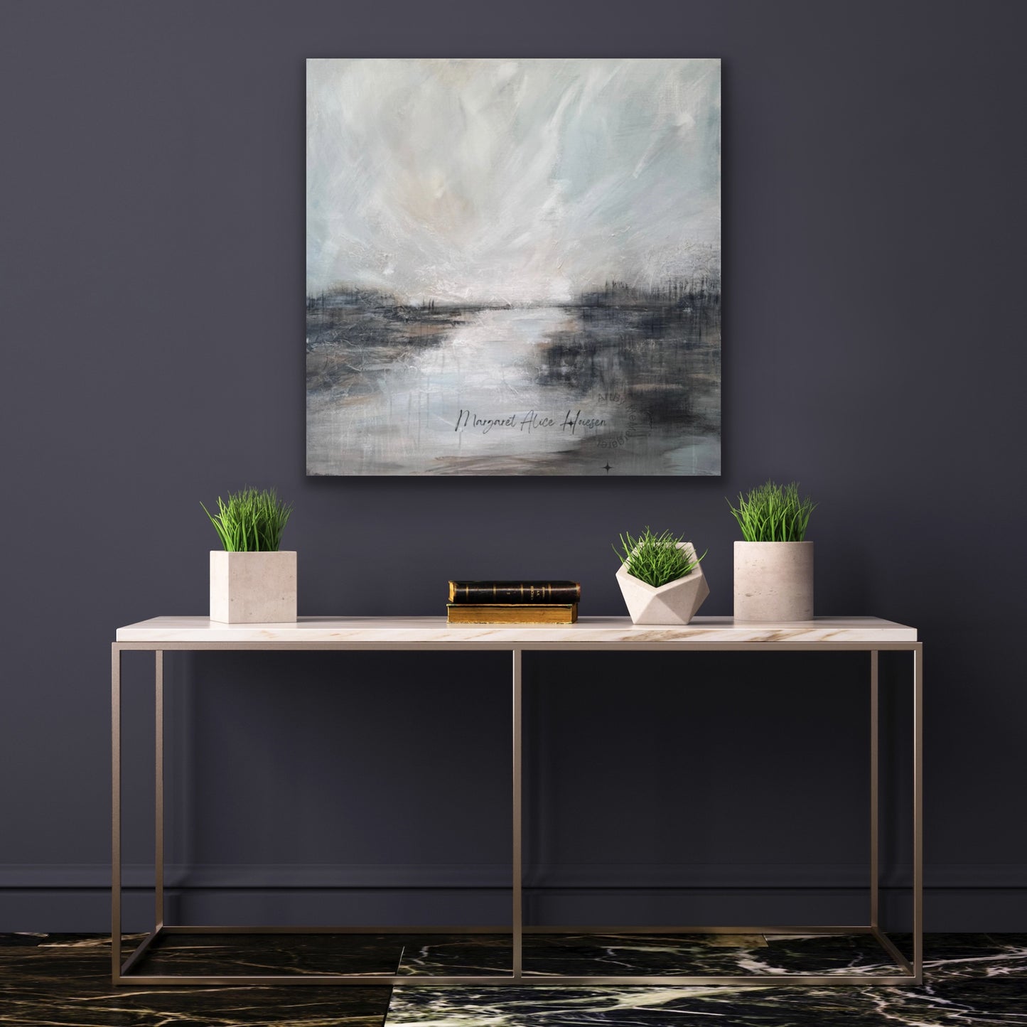 Lyst himmel landskap