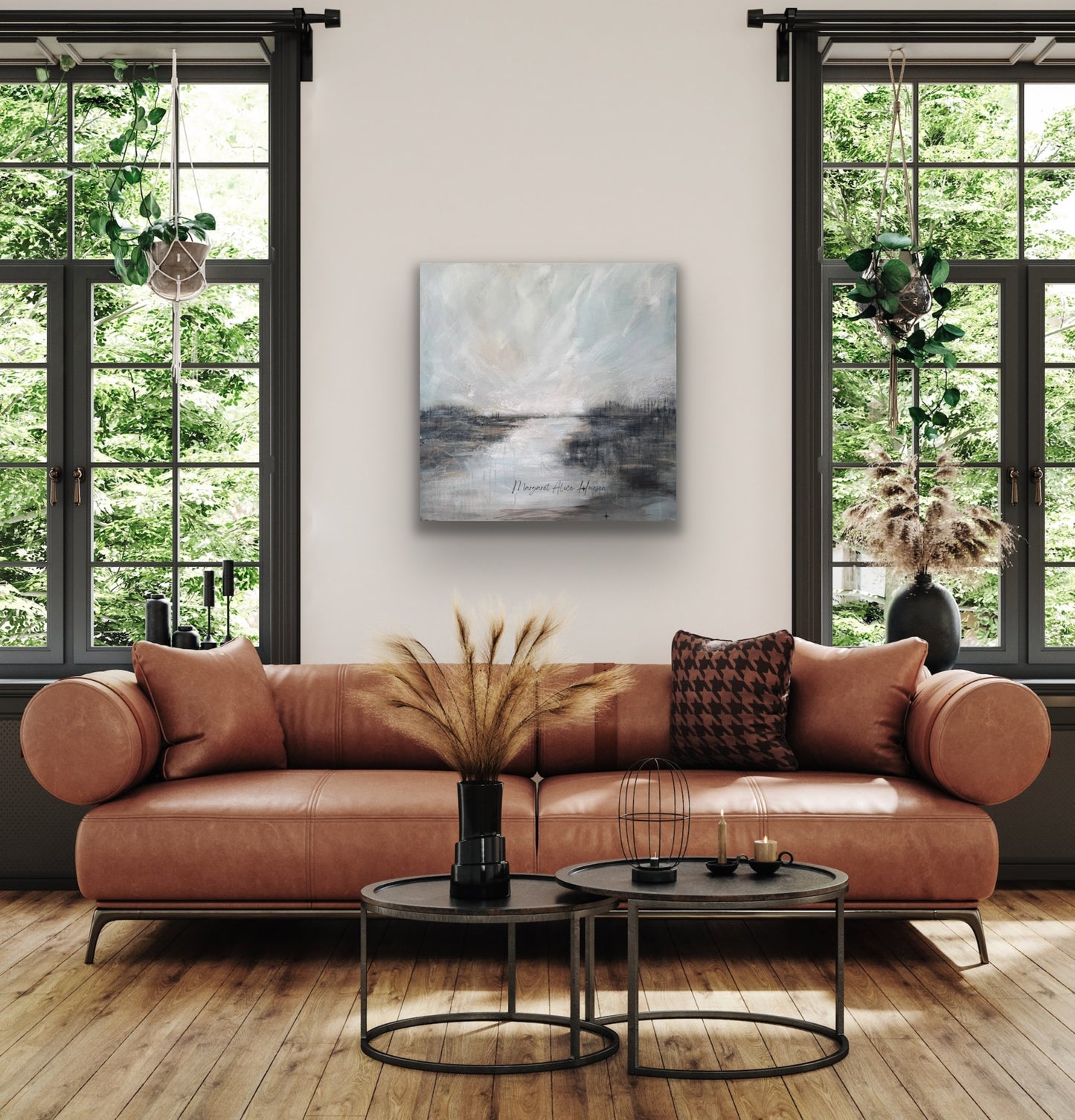 Lyst himmel landskap